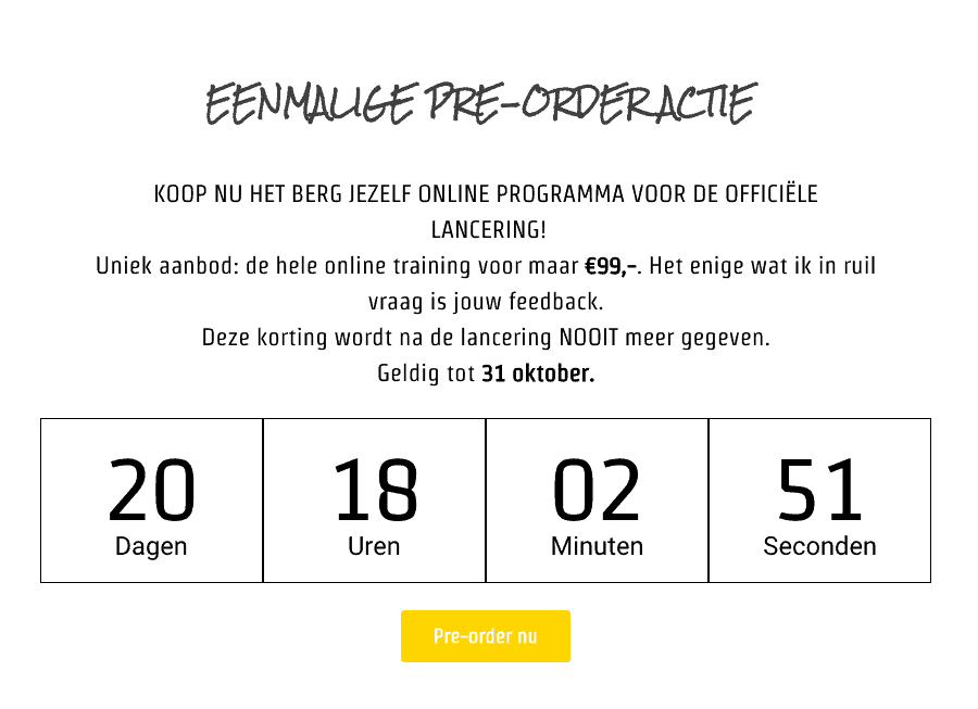 voorbeeld pilot strategie online training
