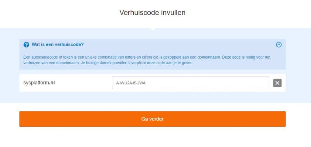 verhuistoken