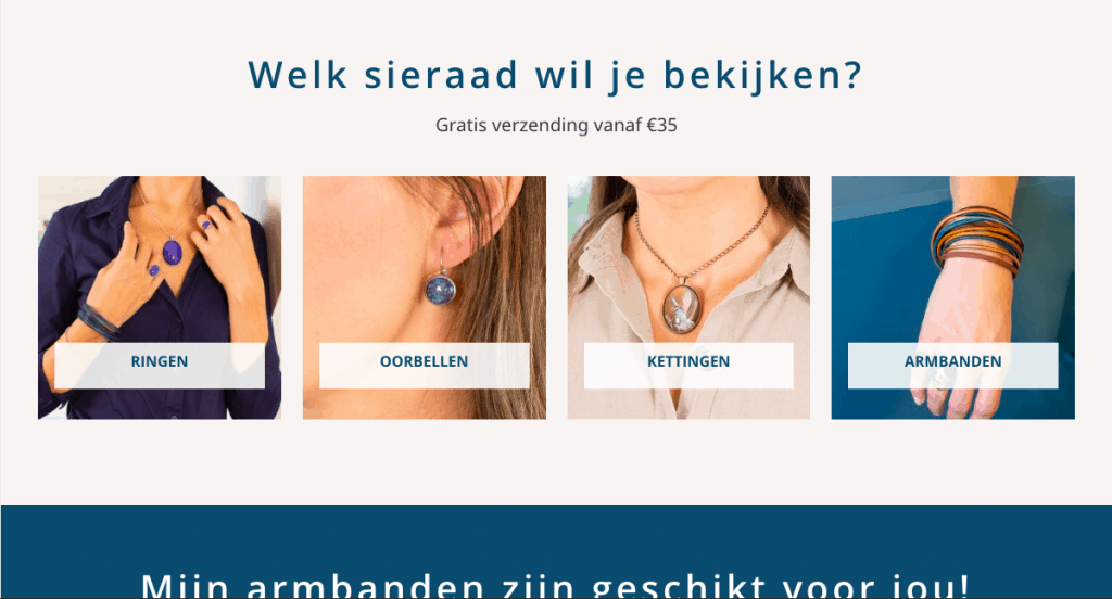 website met cta