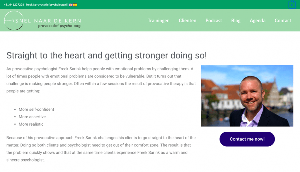 Meertalige website Freek met één website