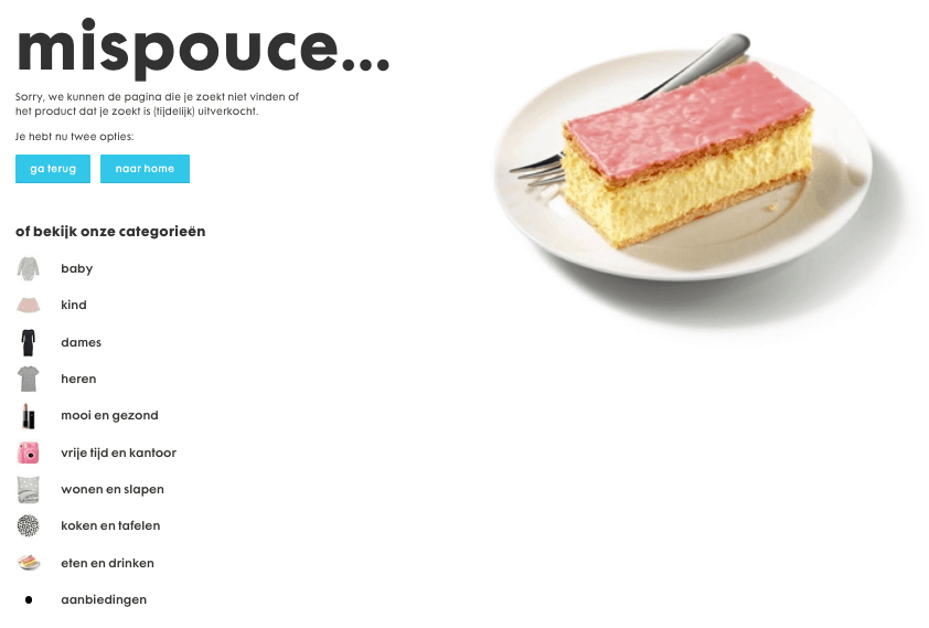 404 pagina HEMA