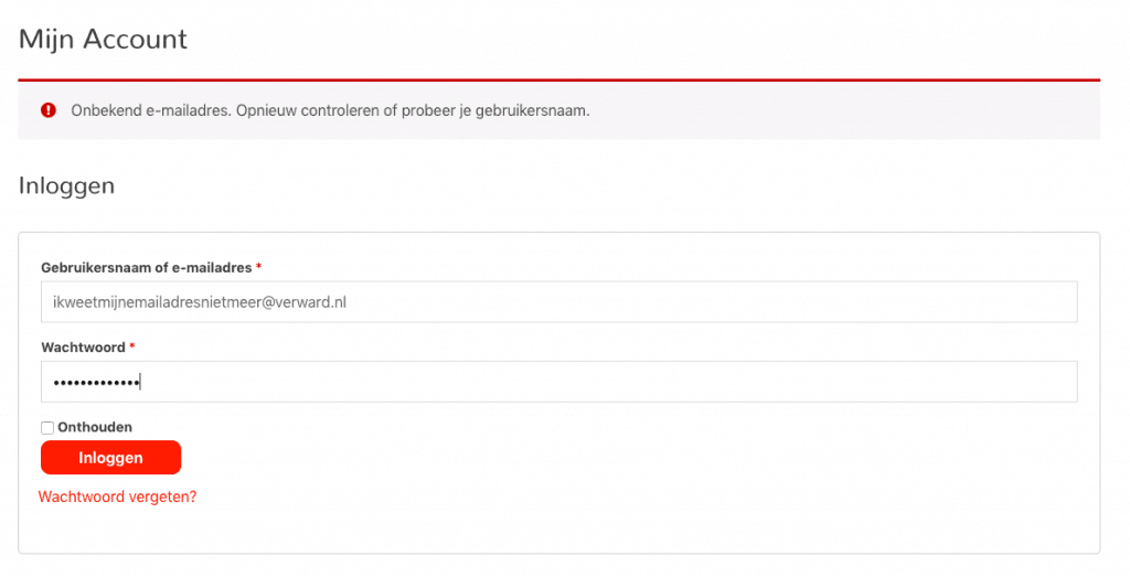 geen social login