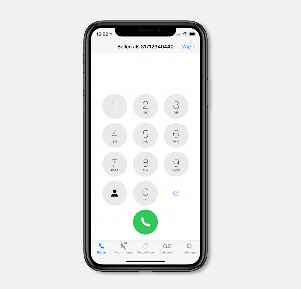 telefoonnummer Bereik