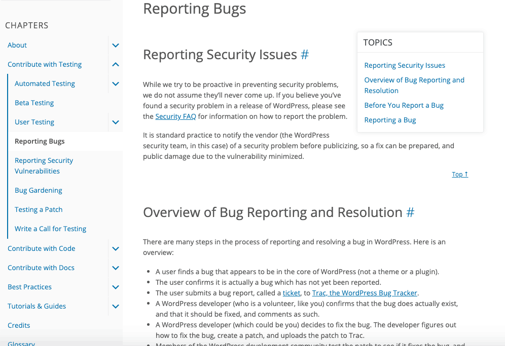 Wordpress updaten bugs