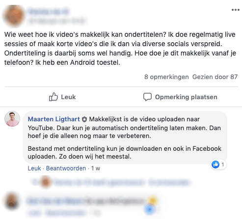 relaties onderhouden Maarten