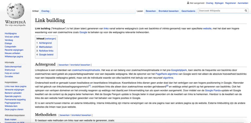 interne linkbuilding