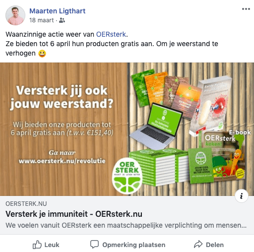 voorbeeld linkbuilding social media