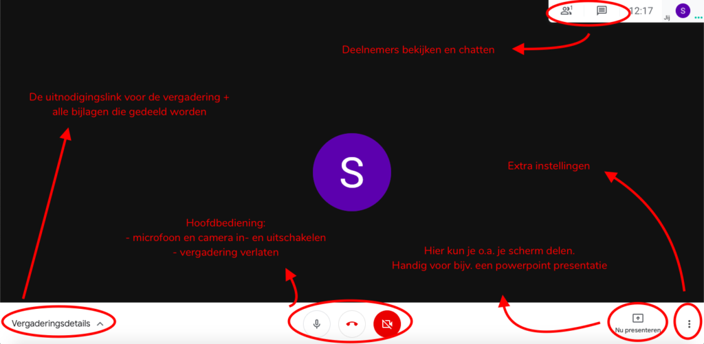 Google Meet - uitleg functie
